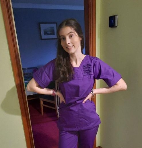 Student in uniform for blog from her perspective