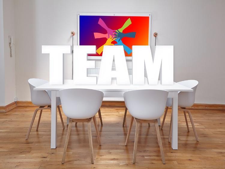 Word Team on a desk